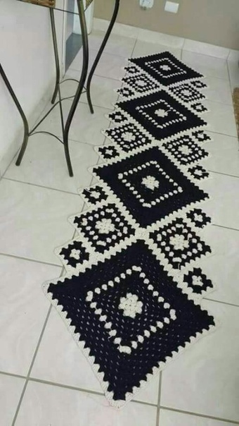 Идея для уютного домашнего коврика