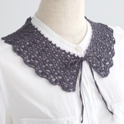 Ажурный воротник крючком