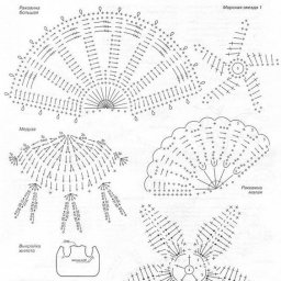 Мотивы для ирландского вязания