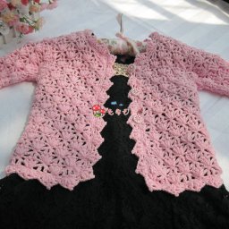 Нежный розовый жакетик