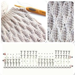 Оригинальный узор крючком