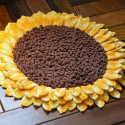 Солнечный коврик "Подсолнух"