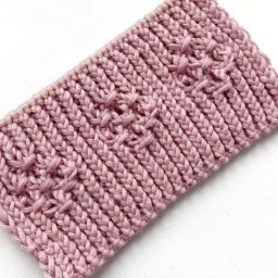 Узор спицами