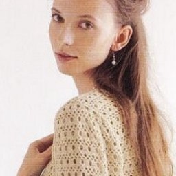 Женственный жакет крючком