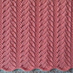 Красивый узор спицами