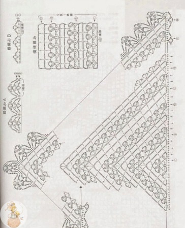 Шаль крючком