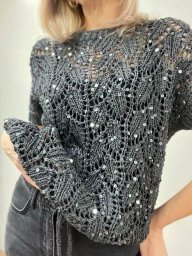 Узор для джемпера спицами