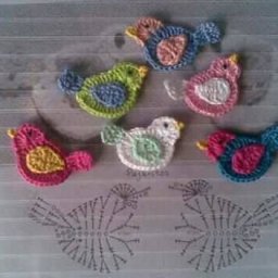 Вязаные птички - красота да и только!