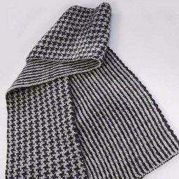 Вяжем симпатичный мужской шарф