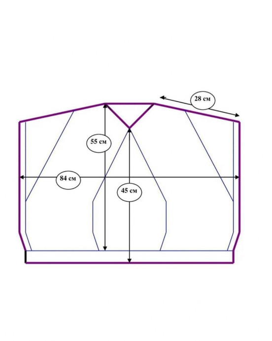 Джемпер английской резинкой