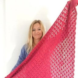 Красивая шаль крючком