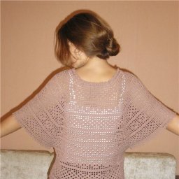 Нежная блуза крючком