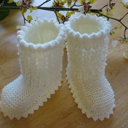 Нежные ажурные сапожки