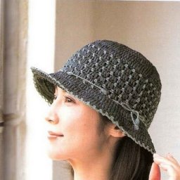 Плотная шляпка крючком