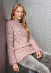 Розовый свитер для женщин