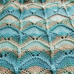 Схема узора спицами