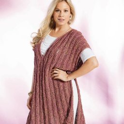 Уютное пончо