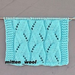 Узор спицами