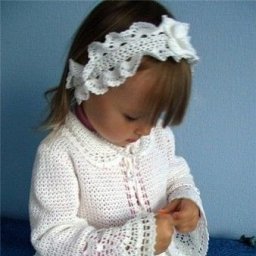 Детский жакет крючком