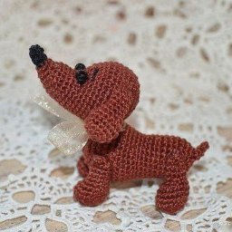 Крошка-собачка, вяжем милую игрушку