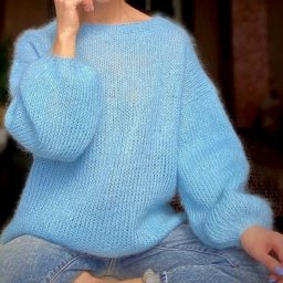 Мохеровый джемпер