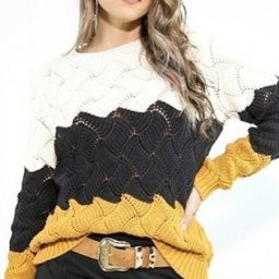 Отличный узор для разноцветной кофточки