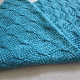 Плед спицами