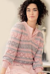 Пуловер в нежных тонах