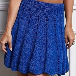 Красивая юбка крючком