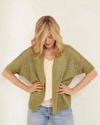 Летний кардиган спицами