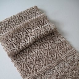 Шарфик с интересным узором