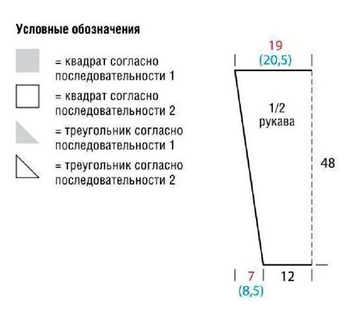 Жакет из мотивов крючком