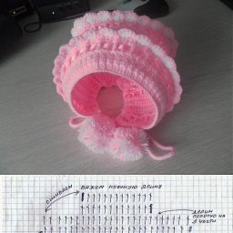 Вяжем милую детскую шапочку