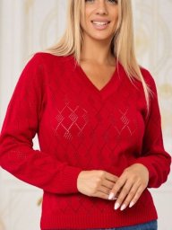 Схема ажурного узора для свитера