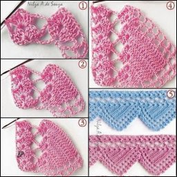 Ажурный узор для любителей вязать крючком