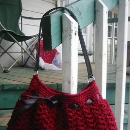 Идея для простой сумочки крючком