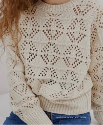 Узор для джемпера спицами