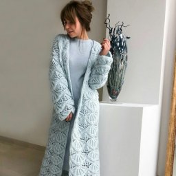 Узор для вязаного пальтишка