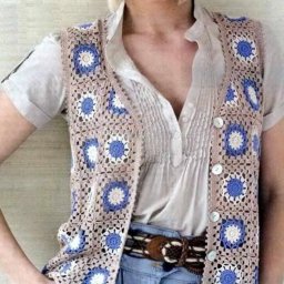 Бабушкин квадрат как основа для жакета