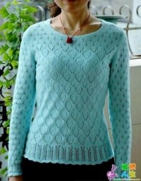 Джемпер спицами