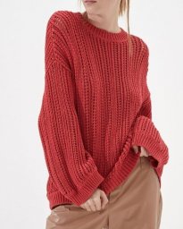 Узор для свитера оверсайз, связанного спицами