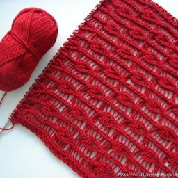 Узор спицами