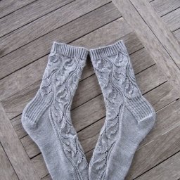 Ажурный узор спицами