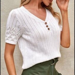 Красивый топ спицами