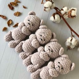 Мишка крючком