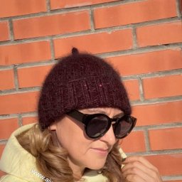 Сибирская шапка-докер с отворотом: вяжем спицами