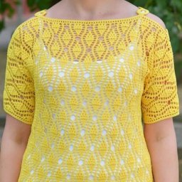 Солнечная блузка для летних прогулок