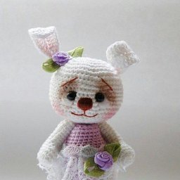 Вяжем милого зайку