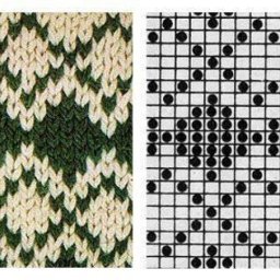 Жаккардовые узоры, вяжем спицами