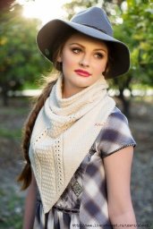 Косынка бактус спицами Cowboy Cowl by Pam Powers
